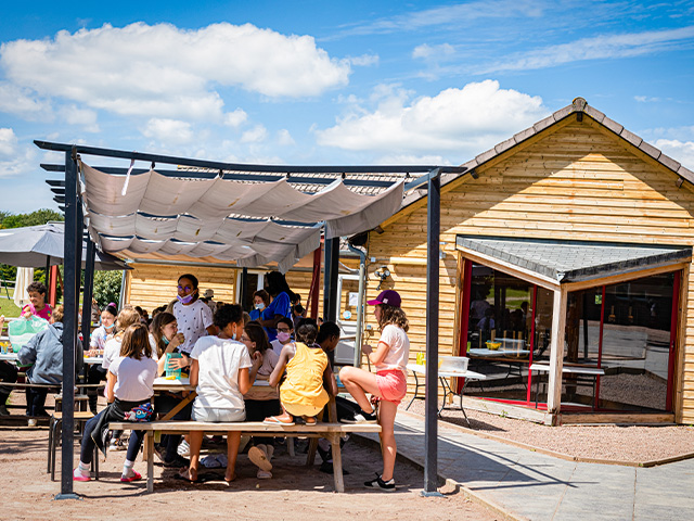 Espace pour manger en extérieur 