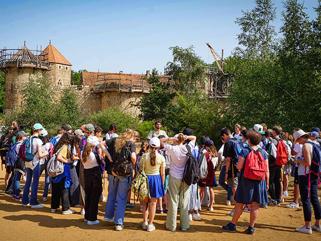 Visite d'un château médiéval