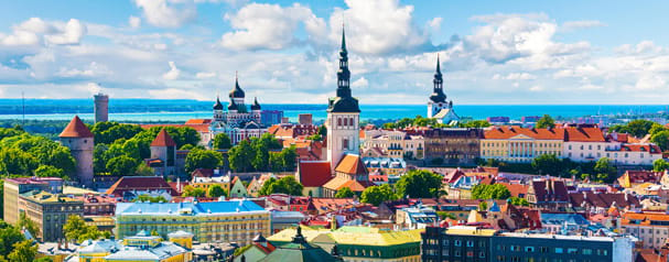 Vue du ciel de Helsinki en Finlande