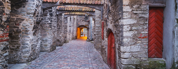Passage de Ste Catherine à Tallinn dans la vieille ville