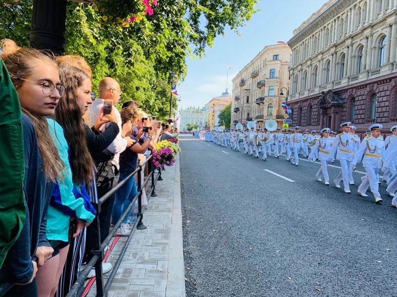 Défilé du 28 juillet en Russie 