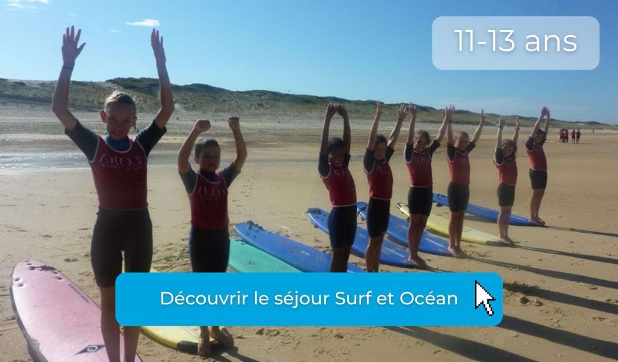 preados en colo surf cet été à l'ocean