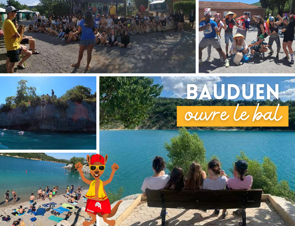 Photos des colonies de vacances à Bauduen cet été