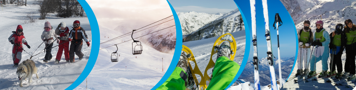 Séjours à la neige lors des colos d'hiver