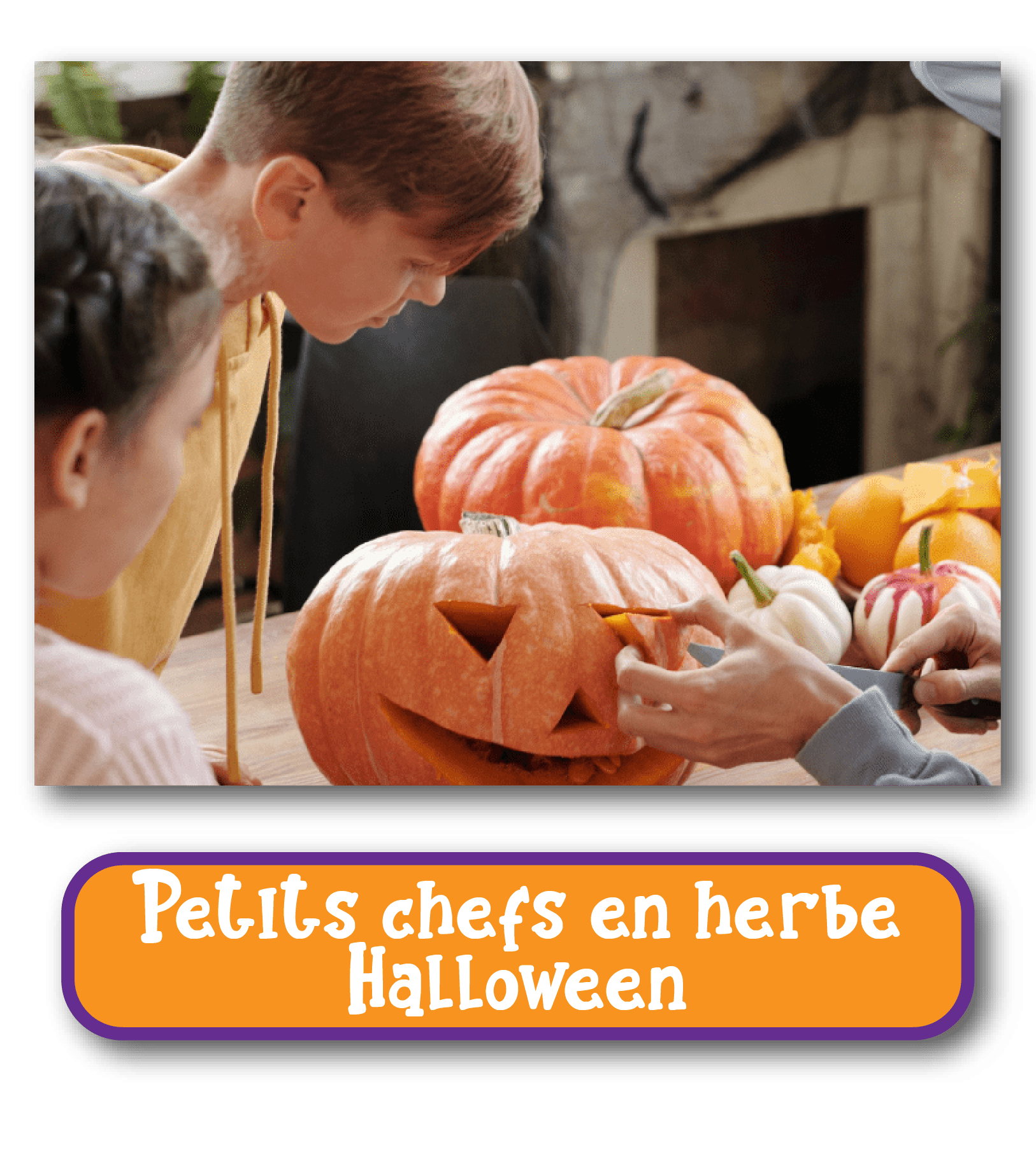 colonie de vacances cuisine halloween automne