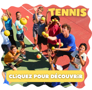 Découvrez nos séjours sportifs Tennis cet été 2024 pour les 9-17 ans