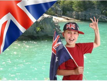 Anglais et détente sous le soleil