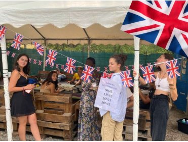 Anglais et détente sous le soleil