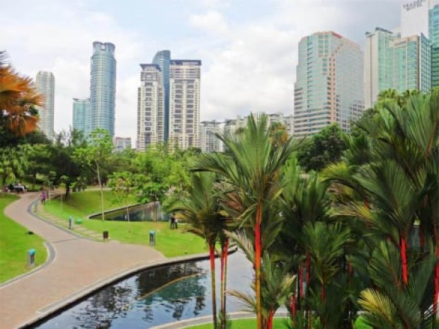 Vue sur un paysage de Singapour où les jeunes ont été en colo de vacances cet été