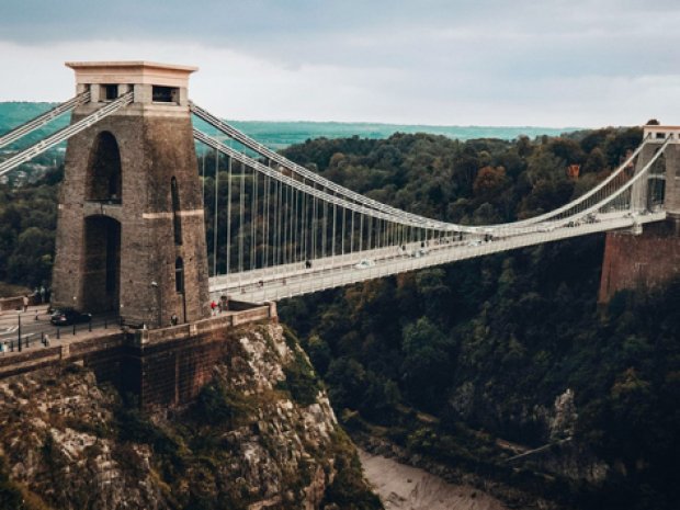 pont suspendu de Clifton symbole de la ville de Bristol