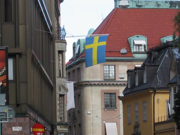 Paysage suédois observé lors d'une colo de vacances dans les pays nordiques