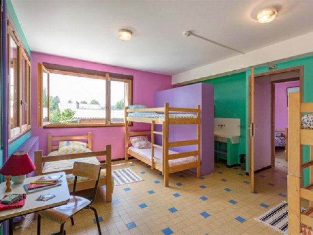 Chambre de colo à la montagne