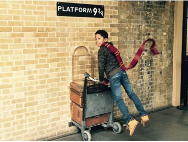 Londres : Harry Potter en trottinette