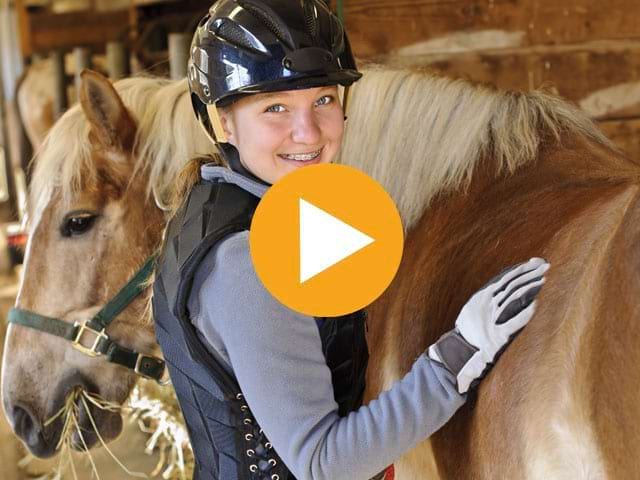 vidéo stage équitation vacances de printemps