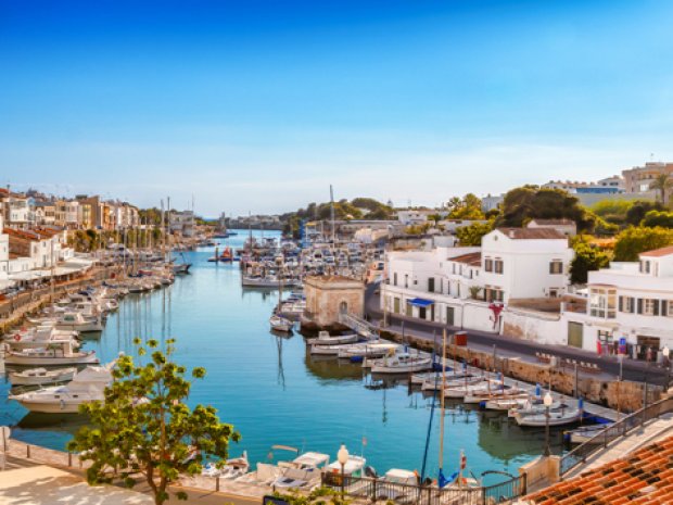 Paysage dans les Iles Baleares en colonie de vacances