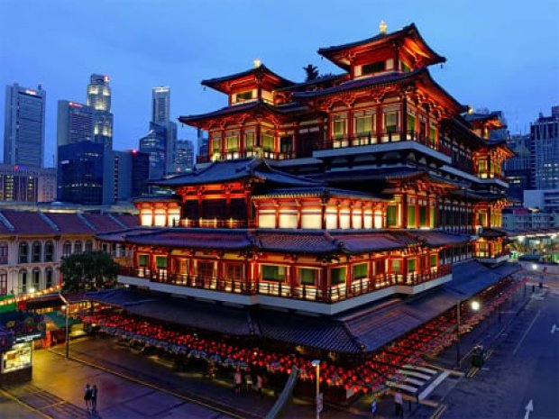 temple de la dent de buddha colonie de vacances singapour