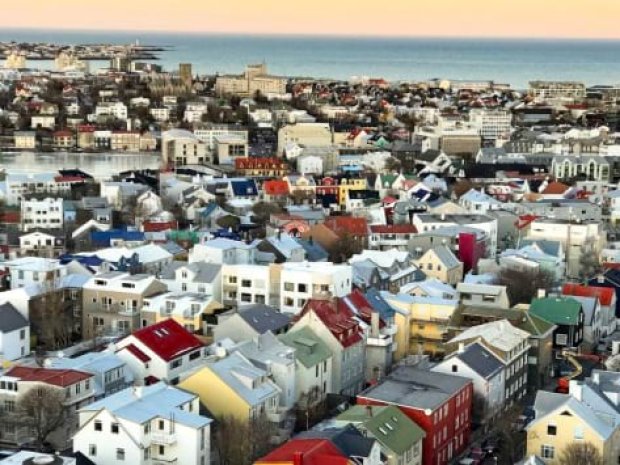 paysage islande colonie de vacances maisons