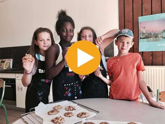 Vidéo colonie de vacances petits chefs en herbe printemps