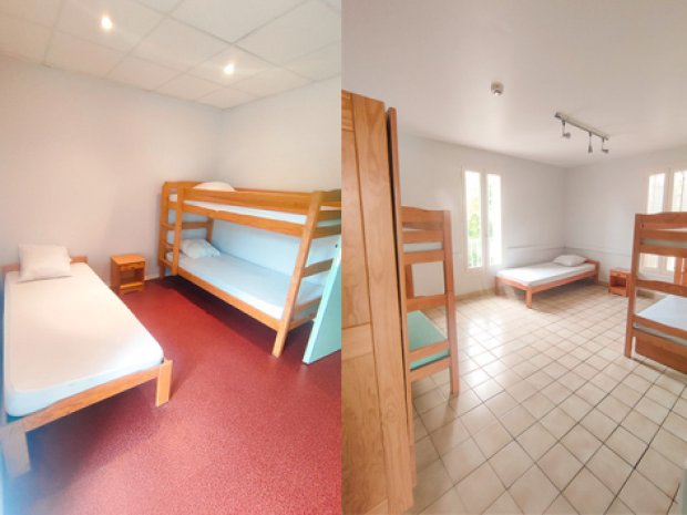 Chambres multiples colo été ados enfants