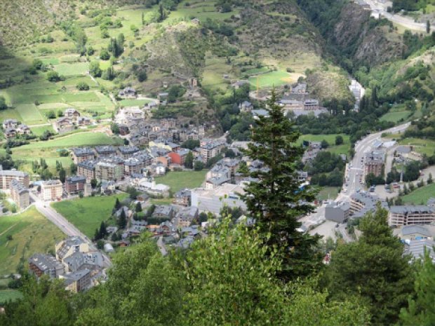 Paysage observé lors de la colonie de vacances en Espagne, à Andorre et à Anglet 