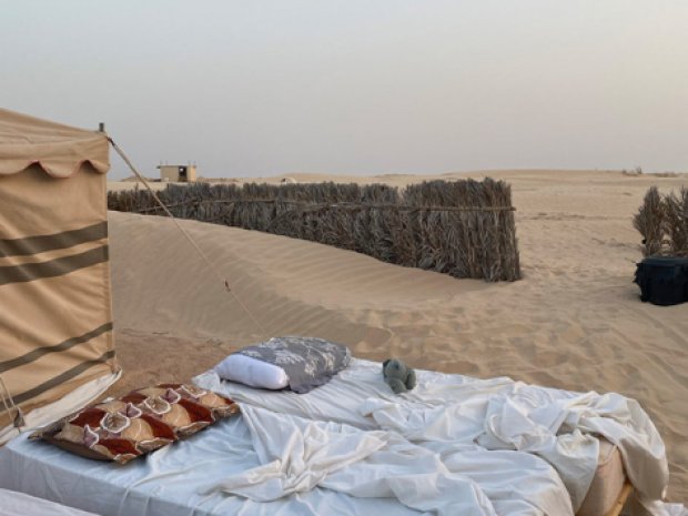 camping dans le desert tunisie voyage ados hiver 