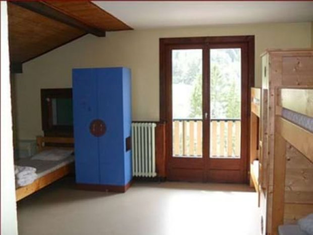 Chambre de l'hébergement d'Abondance en montagne