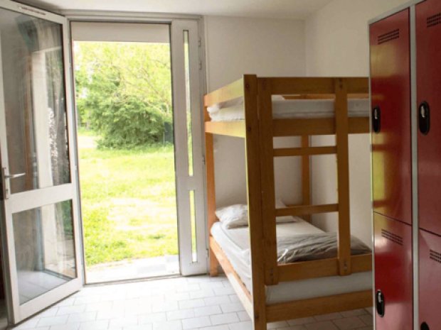 photographie des chambres de l'auberge de jeunesse se trouvant à poitiers