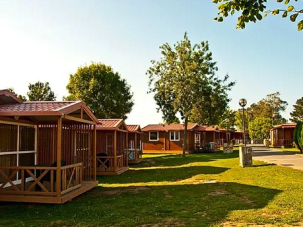 Chalets en bois camping aux Asturies