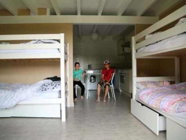 Chambre enfants de la colonie de vacances au domaine du saut du loup