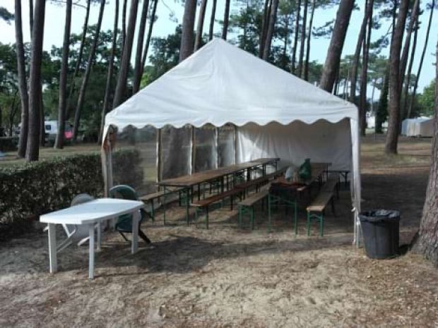 Salle à manger en colonie de vacances