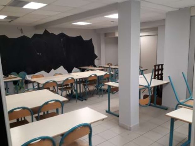 Salle commune du centre de colo de vacances à Palavas les Flots cet été