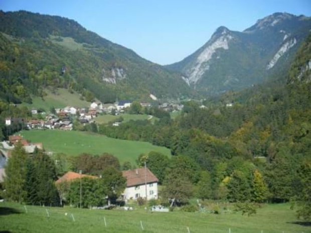Paysage du village de Bellevaux 