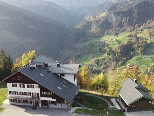 Vue d'ensemble du centre de colonies de vacances en savoie