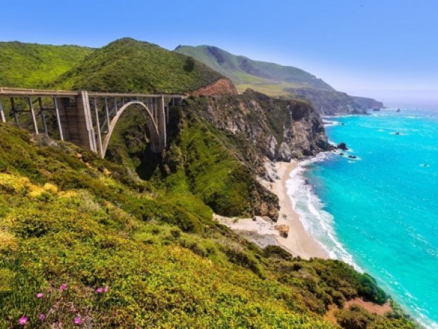 Paysage de Californie pour la colonie de vacances pour ados en été