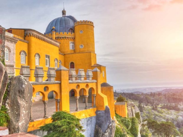Château à Sintra en colonie de vacances au Portugal cet été