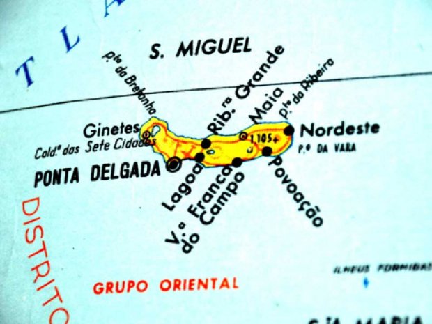 Plan de l'île San Miguel