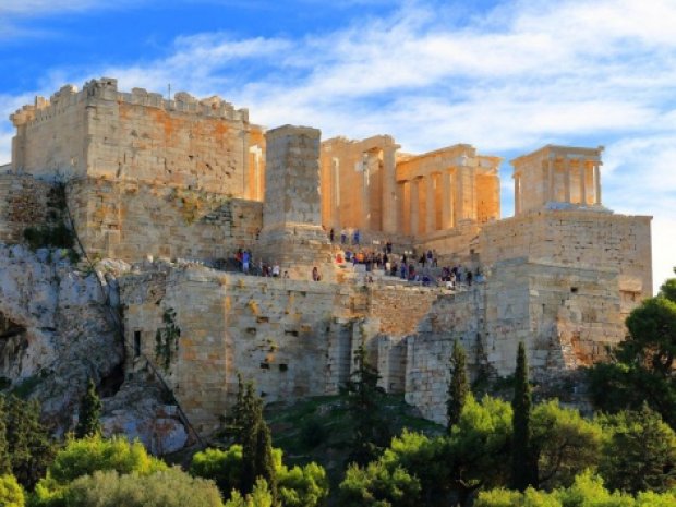 Acropole d'Athènes en Grèce