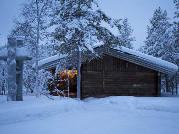 Centre de vacances en Finlande dans la neige