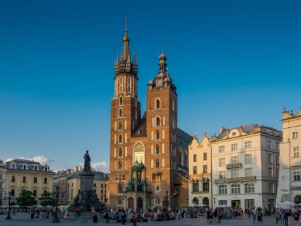 Basilique de Cracovie en Pologne