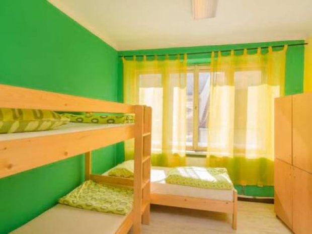 Chambre ados de l'auberge de jeunesse à Prague