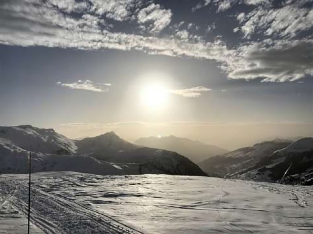 Paysage de montagne à Hauteluce