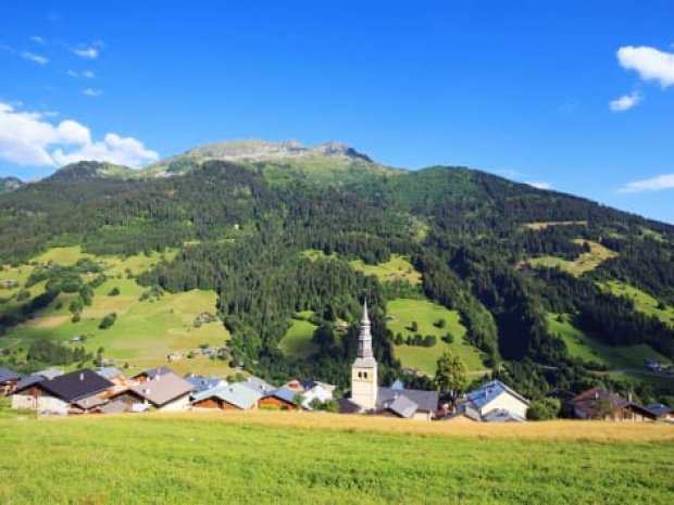 Village d'Hauteluce en été