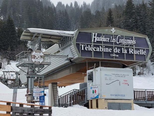 Vue sur la station à proximité du centre de vacances La Chaudane en Haute Savoie 