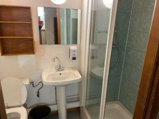 Salle de bain dans le centre de la Chaudane à Hauteluce