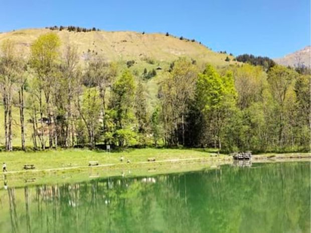 Centre de la Chaudane à proximité d'un bassin 