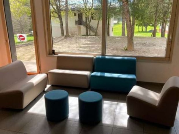 Espace détente au centre de vacances de la Chaudane à Hauteluce