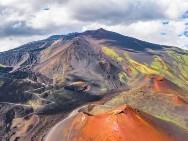 Etna, volcan de Sicile en Italie