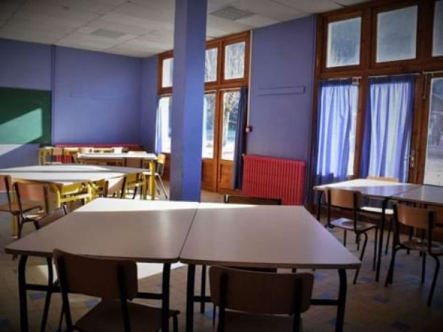 Salle de classe du centre de vacances