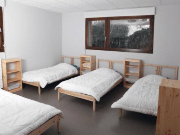 Chambre dans un centre de colonie de vacances en France