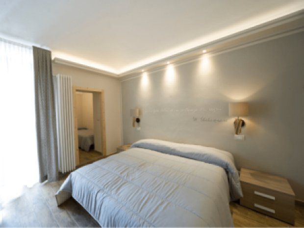 Chambre dans la résidence le Tabor cet hiver à Bardonneche